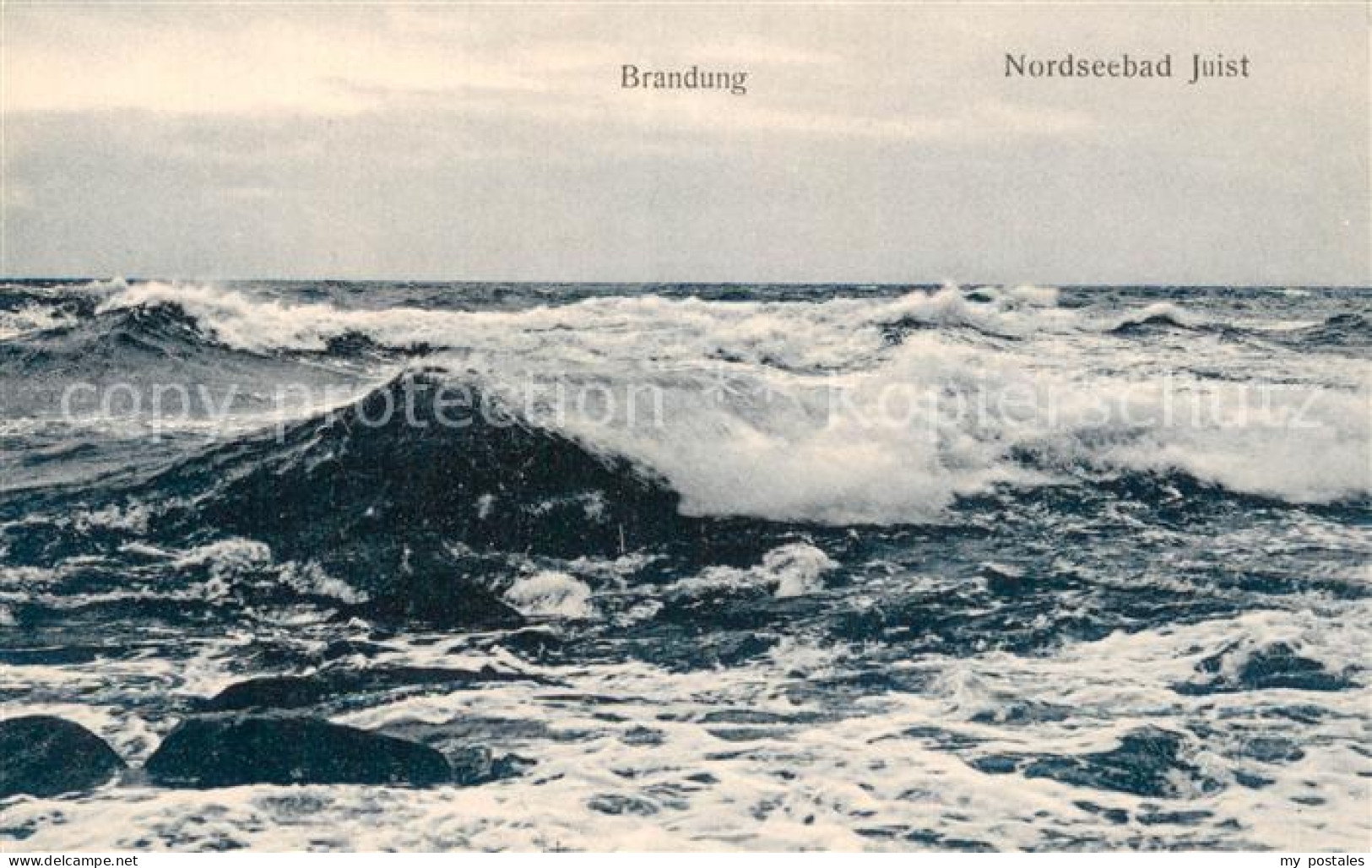 Juist Nordseebad Brandung