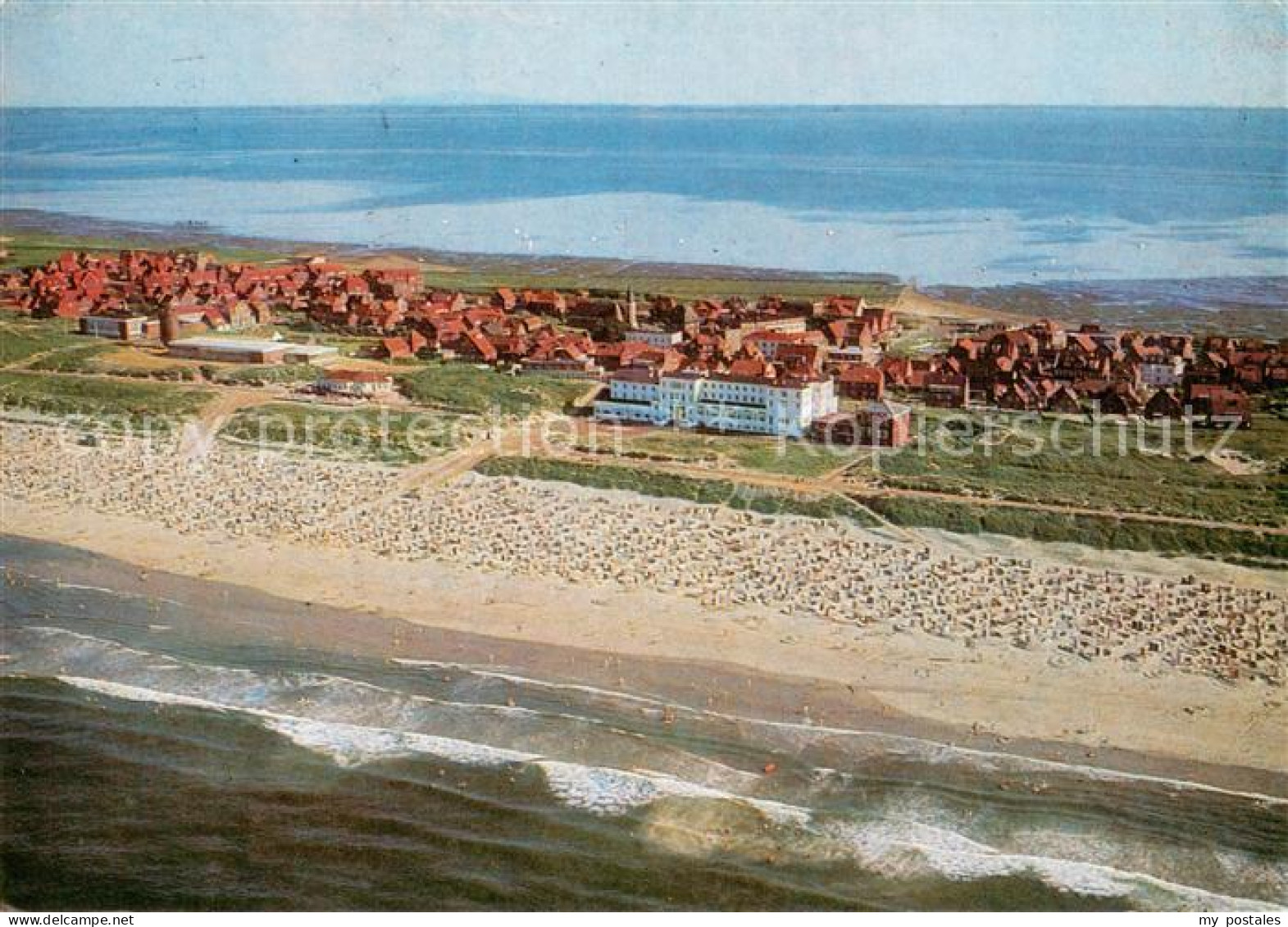 Juist Nordseebad Fliegeraufnahme