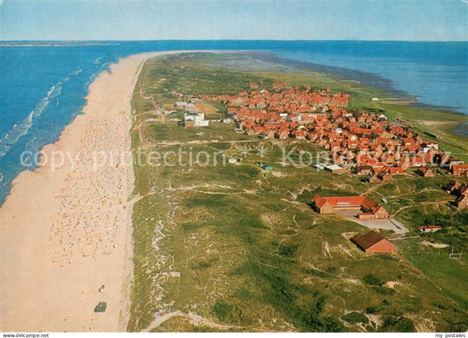 Juist Nordseebad Fliegeraufnahme