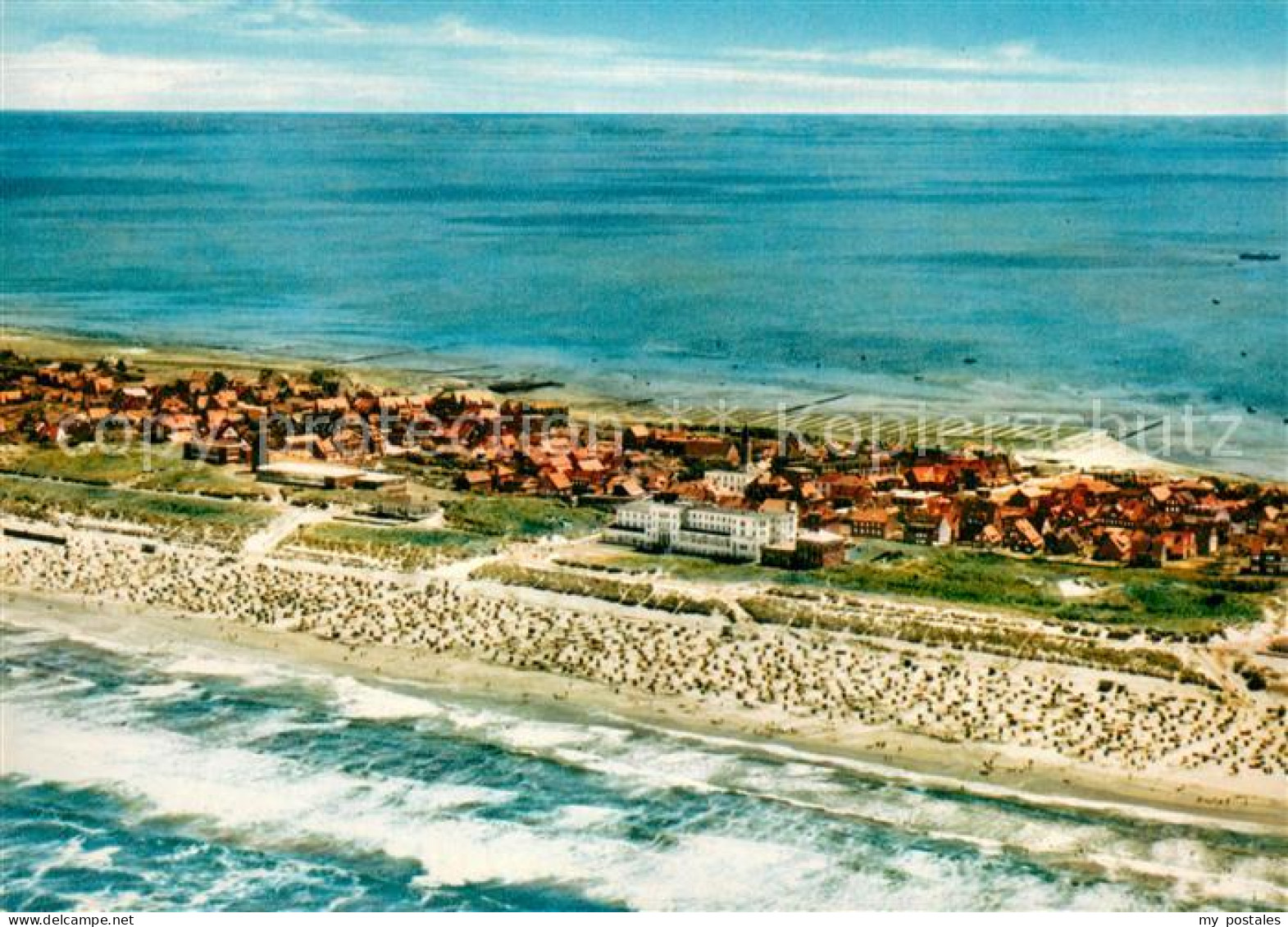 Juist Nordseebad Fliegeraufnahme