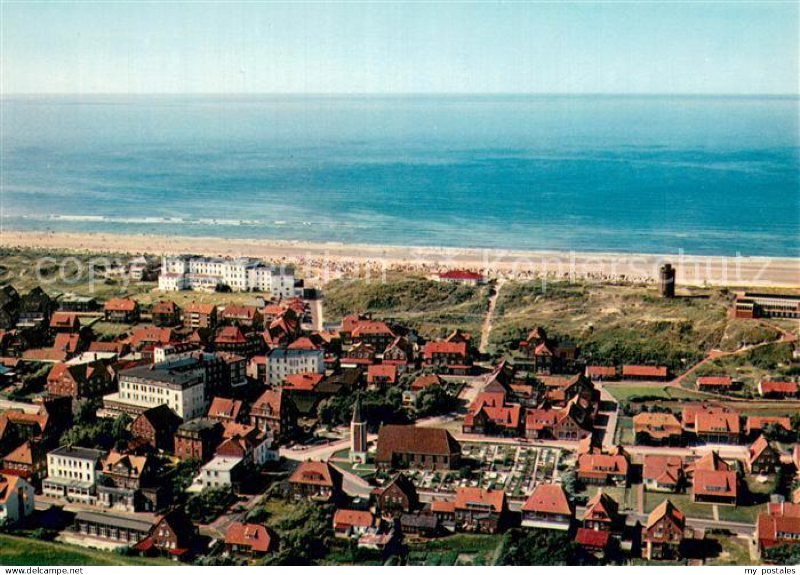 Juist Nordseebad Fliegeraufnahme