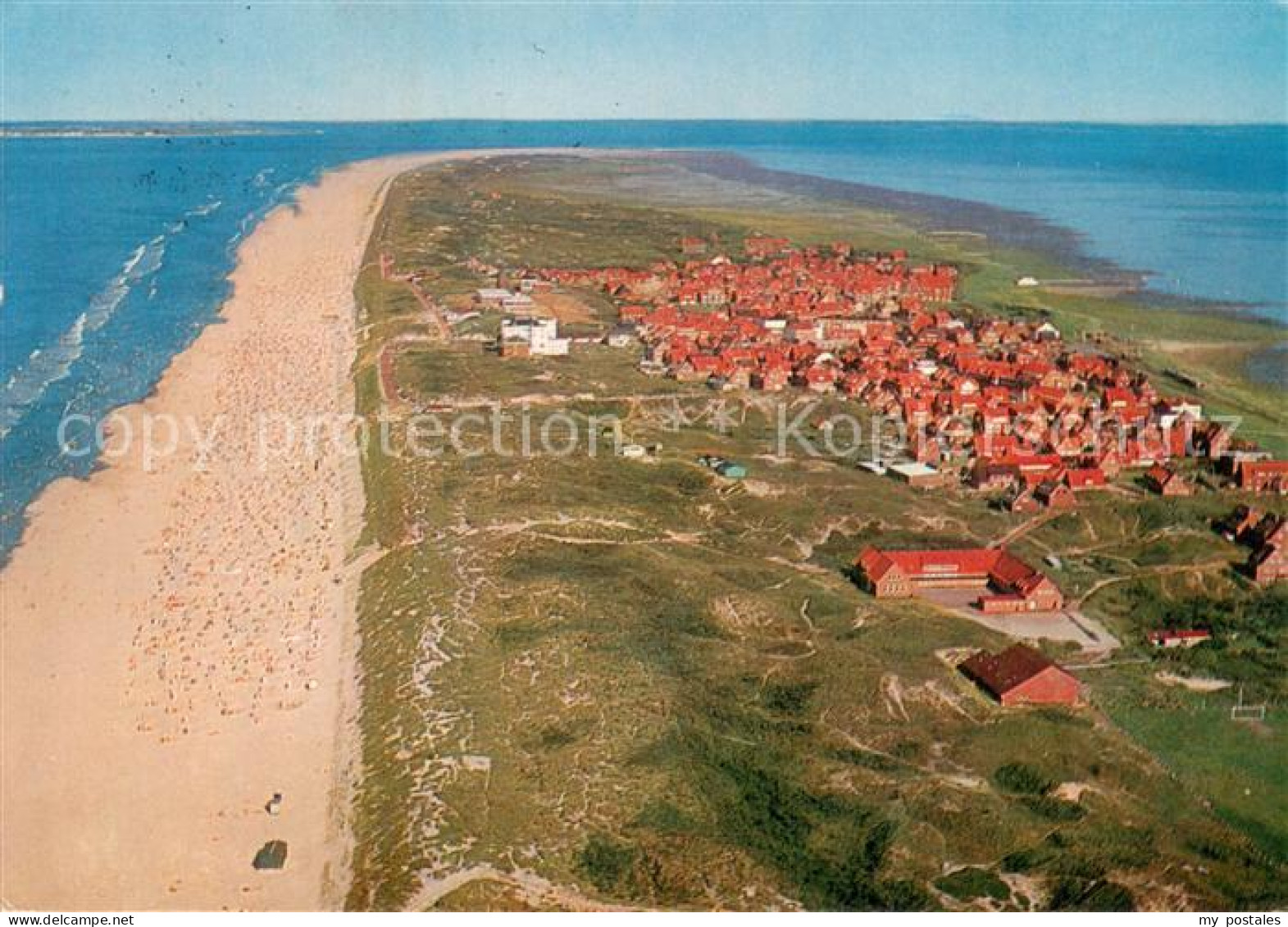 Juist Nordseebad Fliegeraufnahme