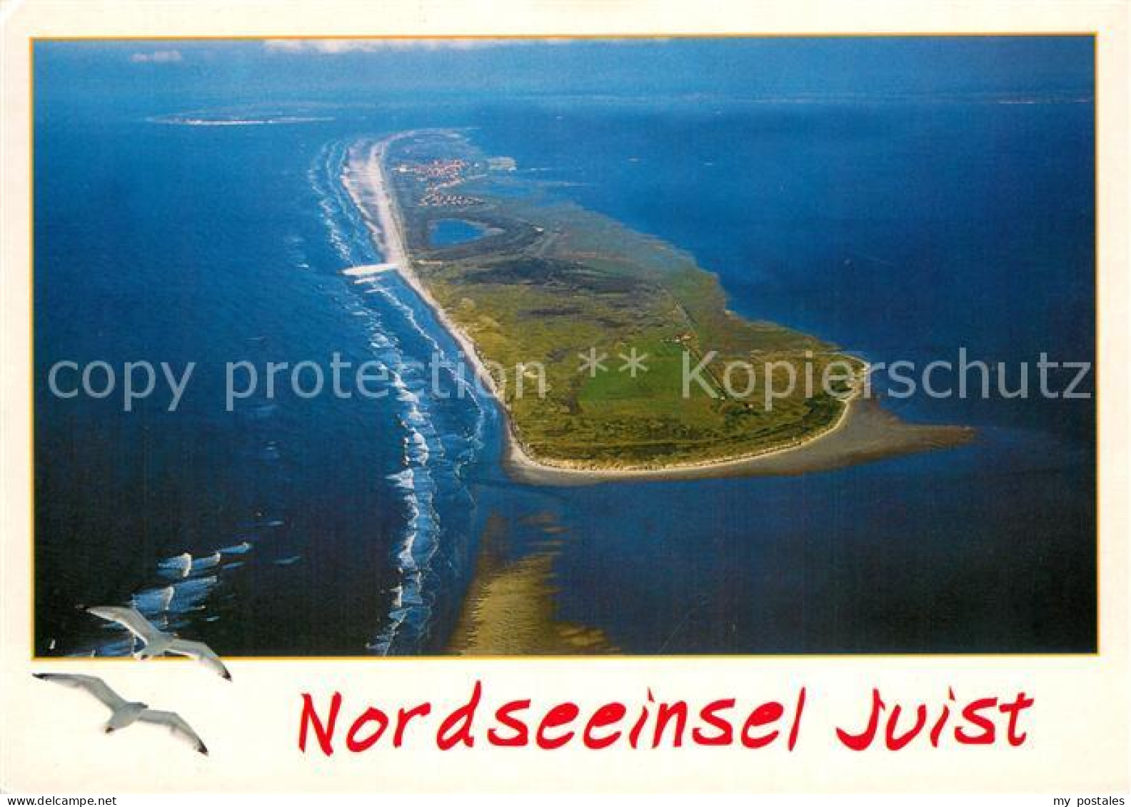 Juist Nordseebad Fliegeraufnahme