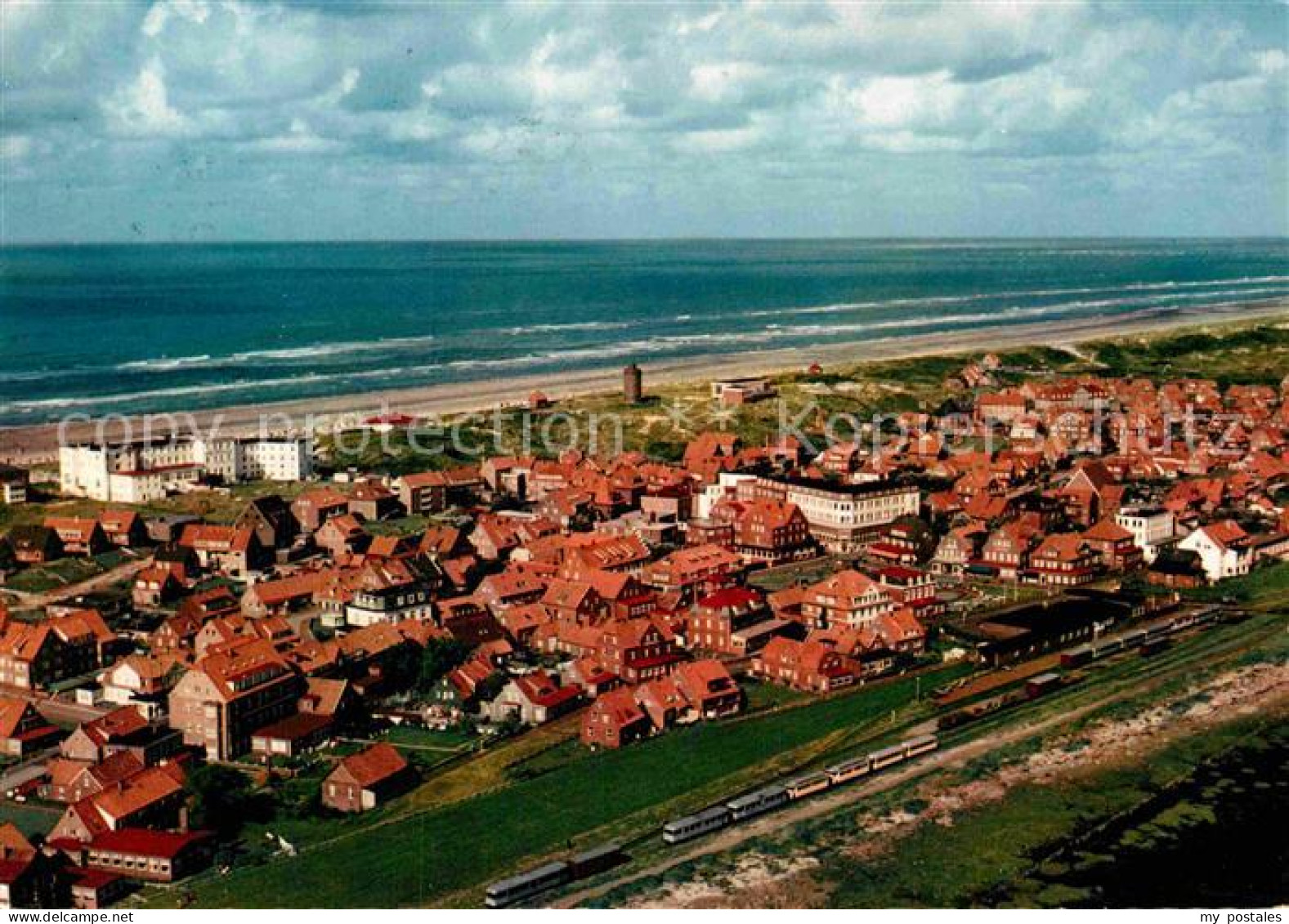 Juist Nordseebad Fliegeraufnahme
