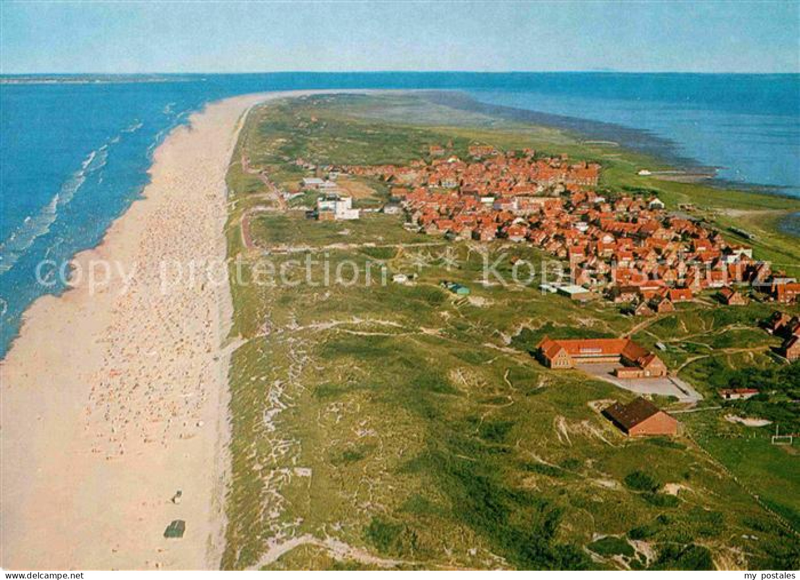 Juist Nordseebad Fliegeraufnahme