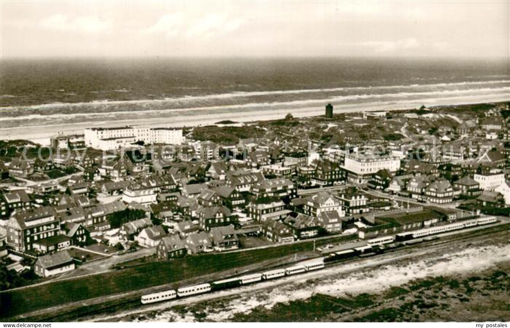 Juist Nordseebad Fliegeraufnahme