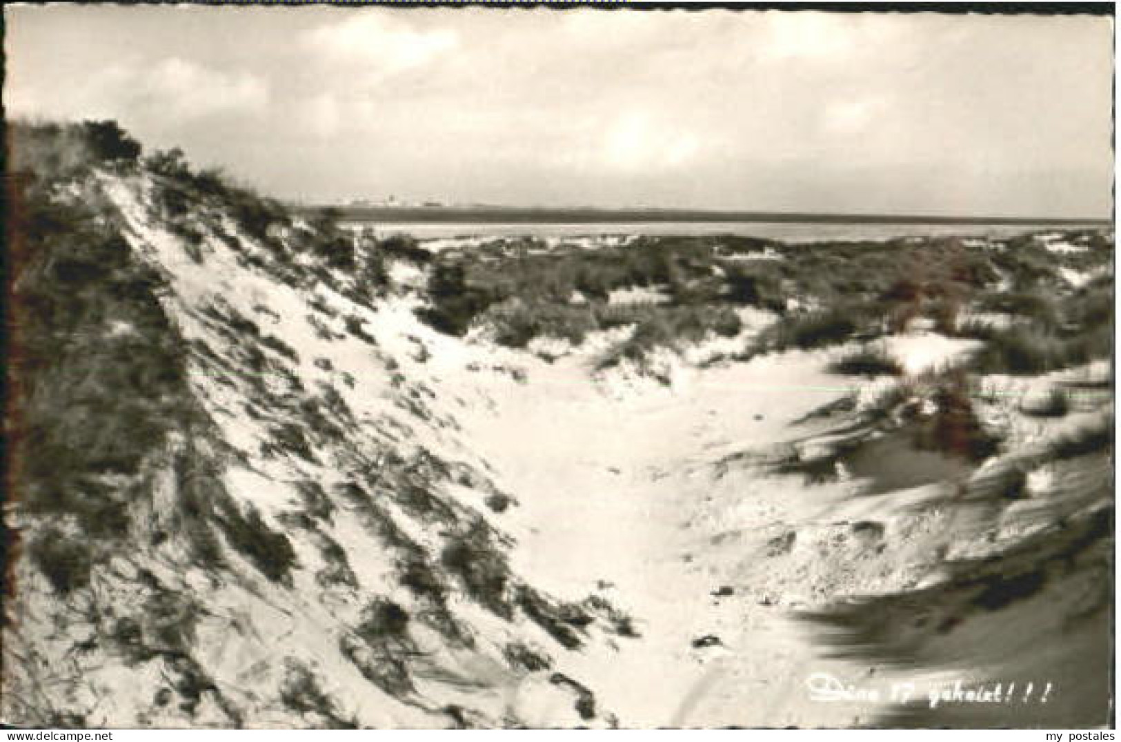 Juist Nordseebad Juist Duene ungelaufen ca. 1955