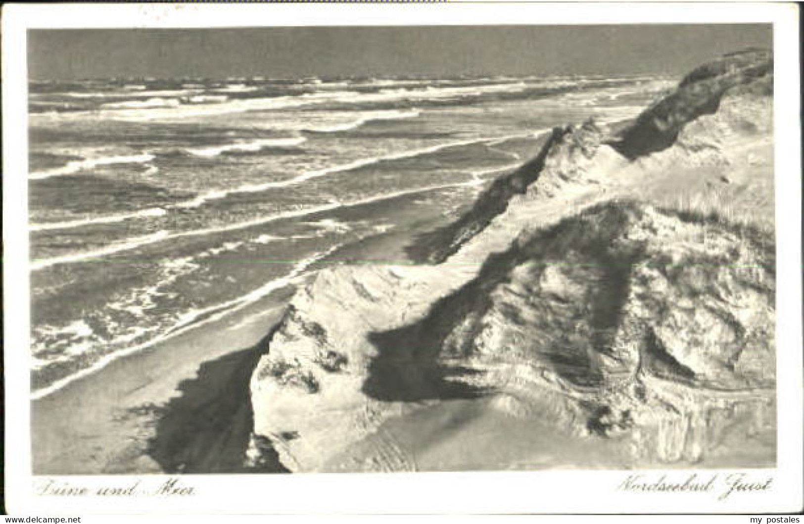 Juist Nordseebad Juist Duenen x 1959