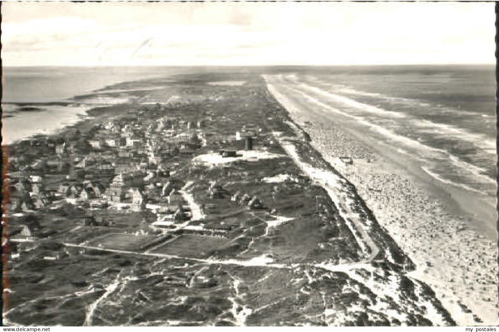 Juist Nordseebad Juist Fliegeraufnahme x 1963