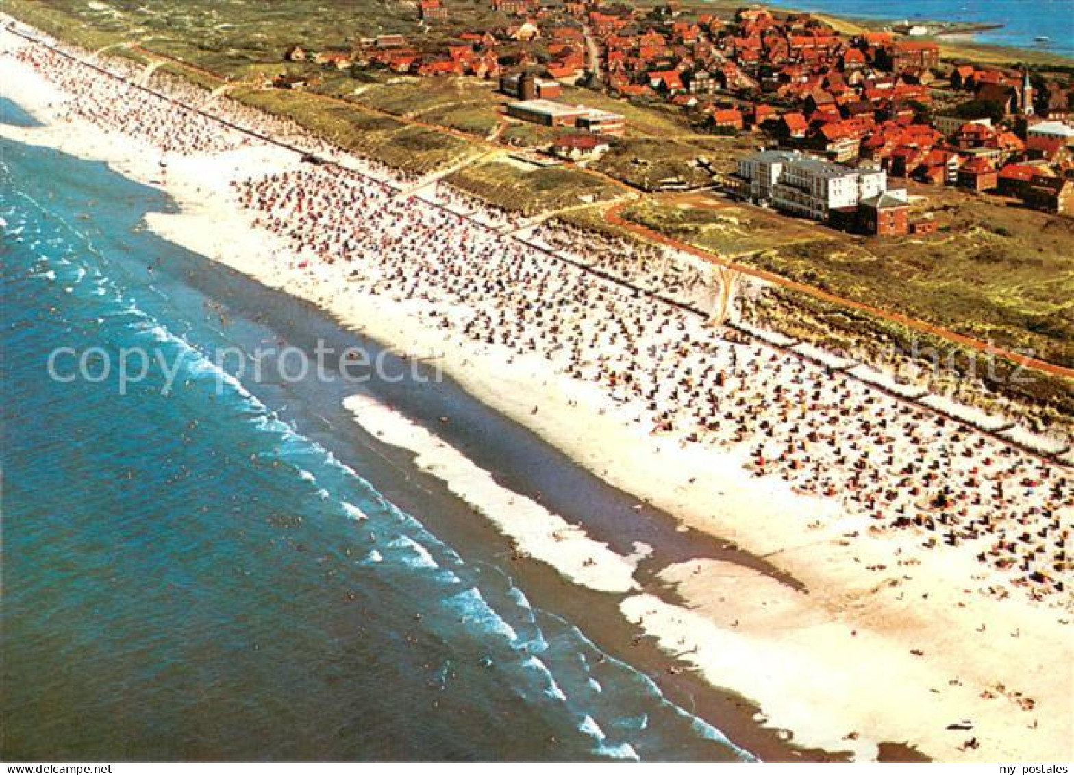 Juist Nordseebad Kurhaus und Strandhotel Juist Fliegeraufnahme