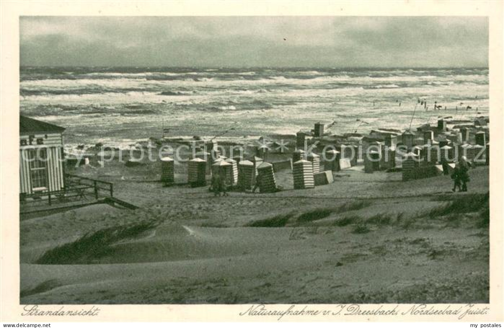 Juist Nordseebad Strandansicht