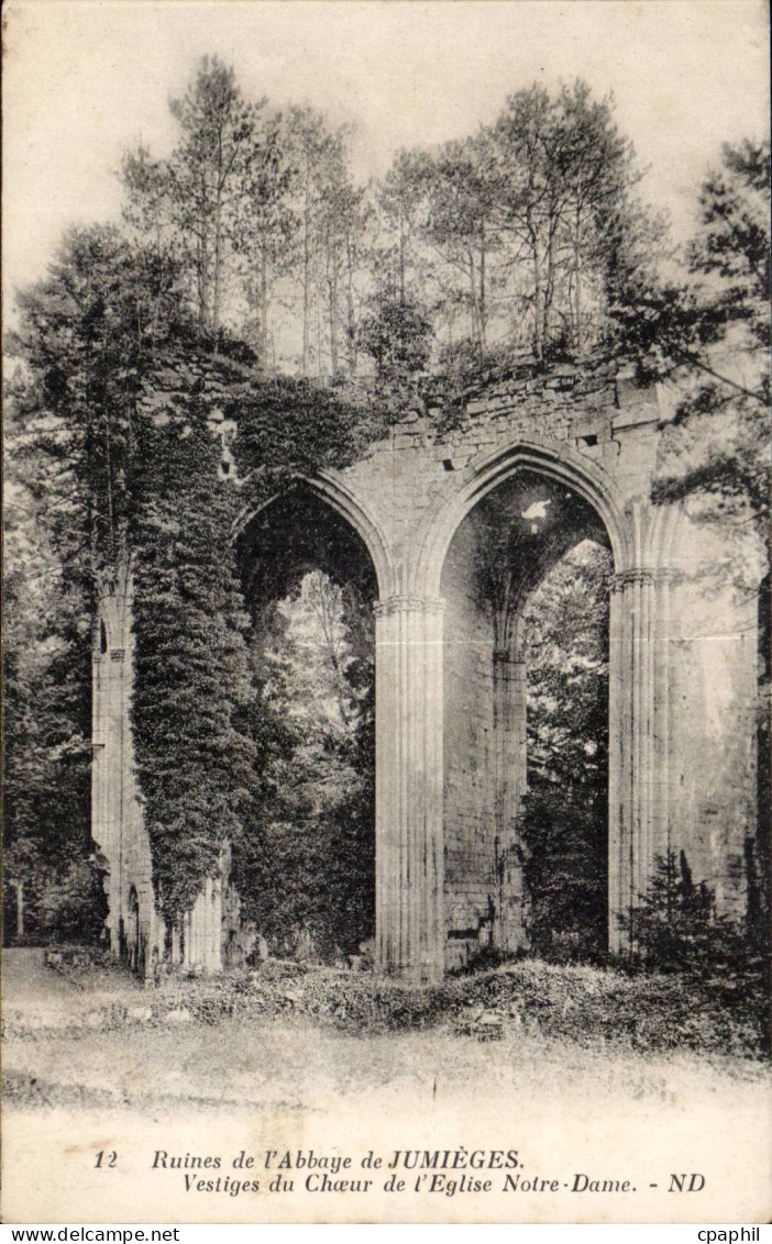 Jumieges - Ruines de l'Abbaye - CPA