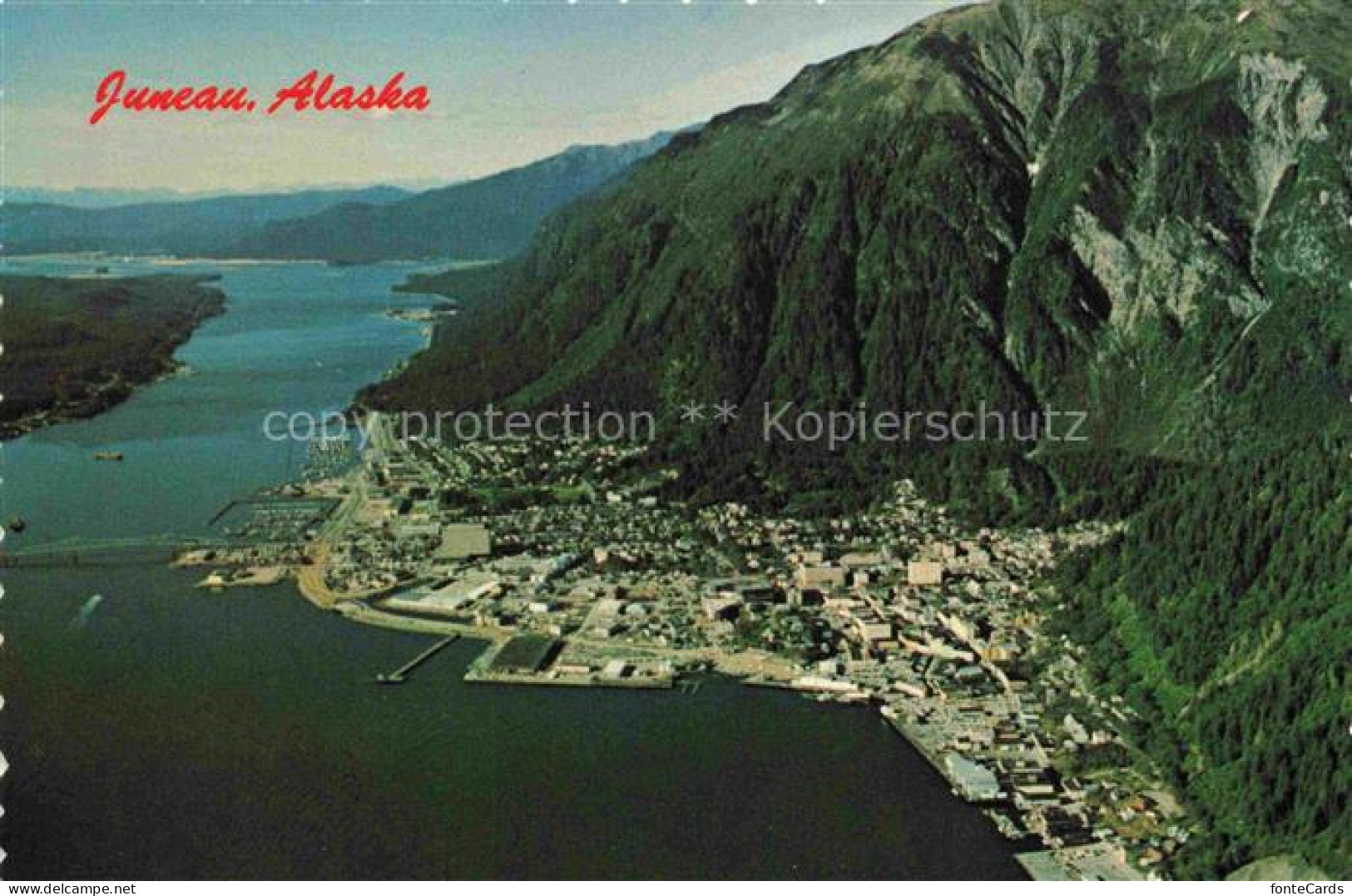 Juneau Alaska USA Fliegeraufnahme