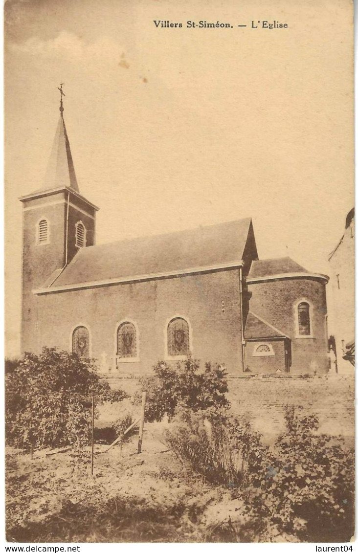 JUPRELLE.  VILLERS St. SIMEON. L'EGLISE.