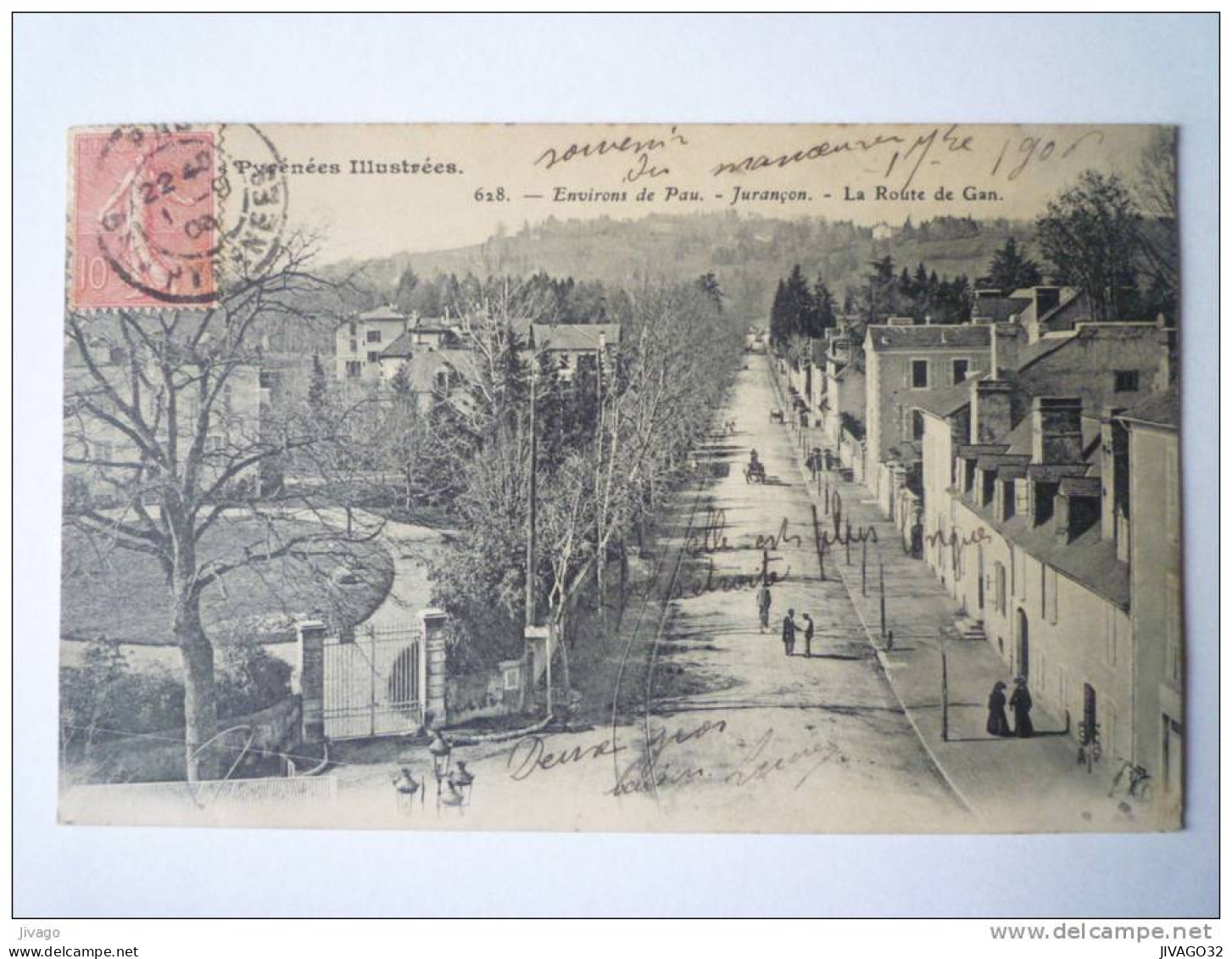 JURANCON  :  La  Route  de  GAN