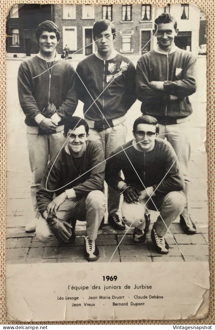 JURBISE Balle Pelote L’équipe des juniors 1969