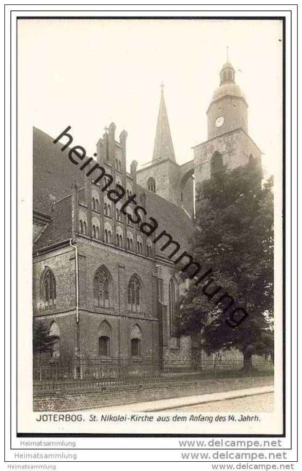 Jüterbog - St. Nikolai-Kirche - Foto-AK