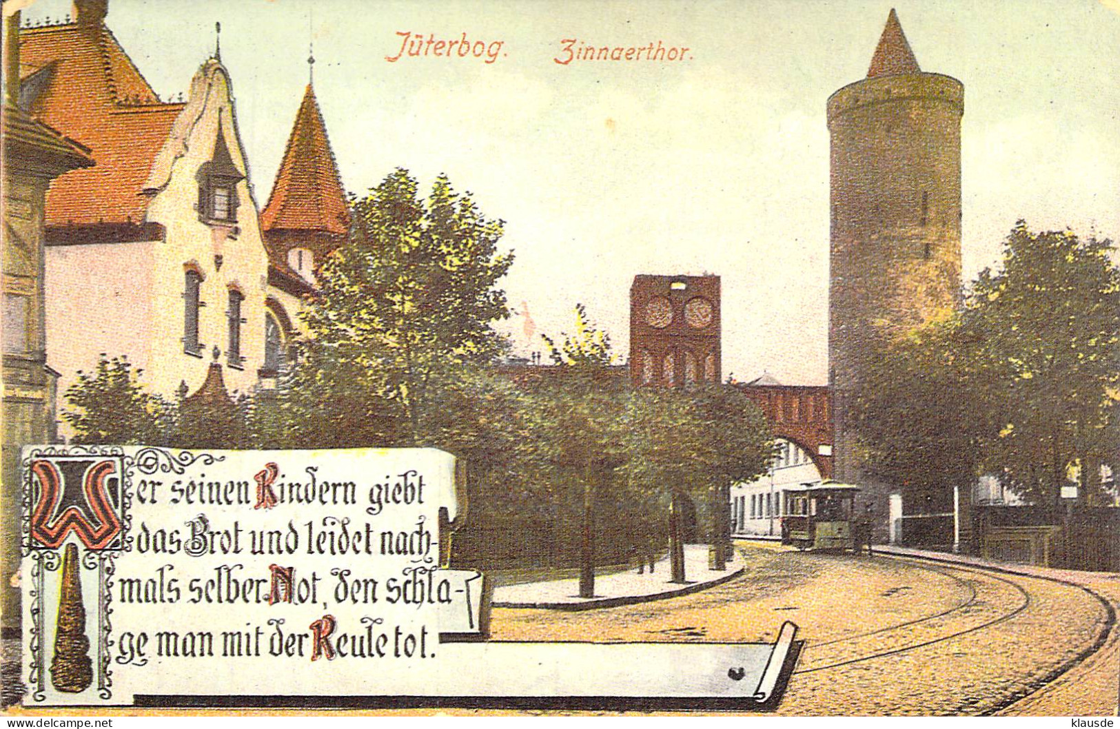 Jüterbog - Zinnaerthor (Replika,Nachdruck) beschr.1991