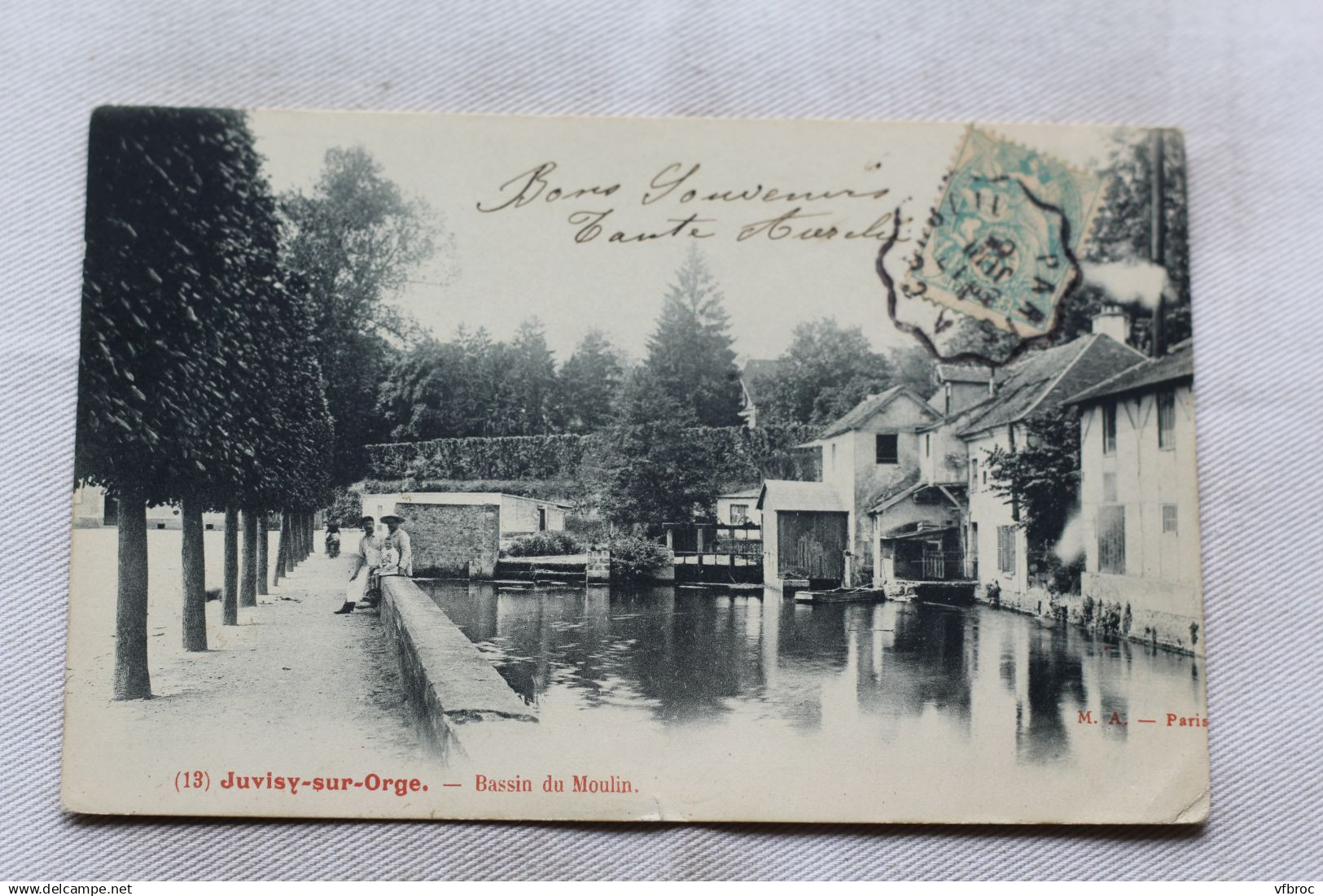Juvisy sur Orge, bassin de moulin, Essonne 91