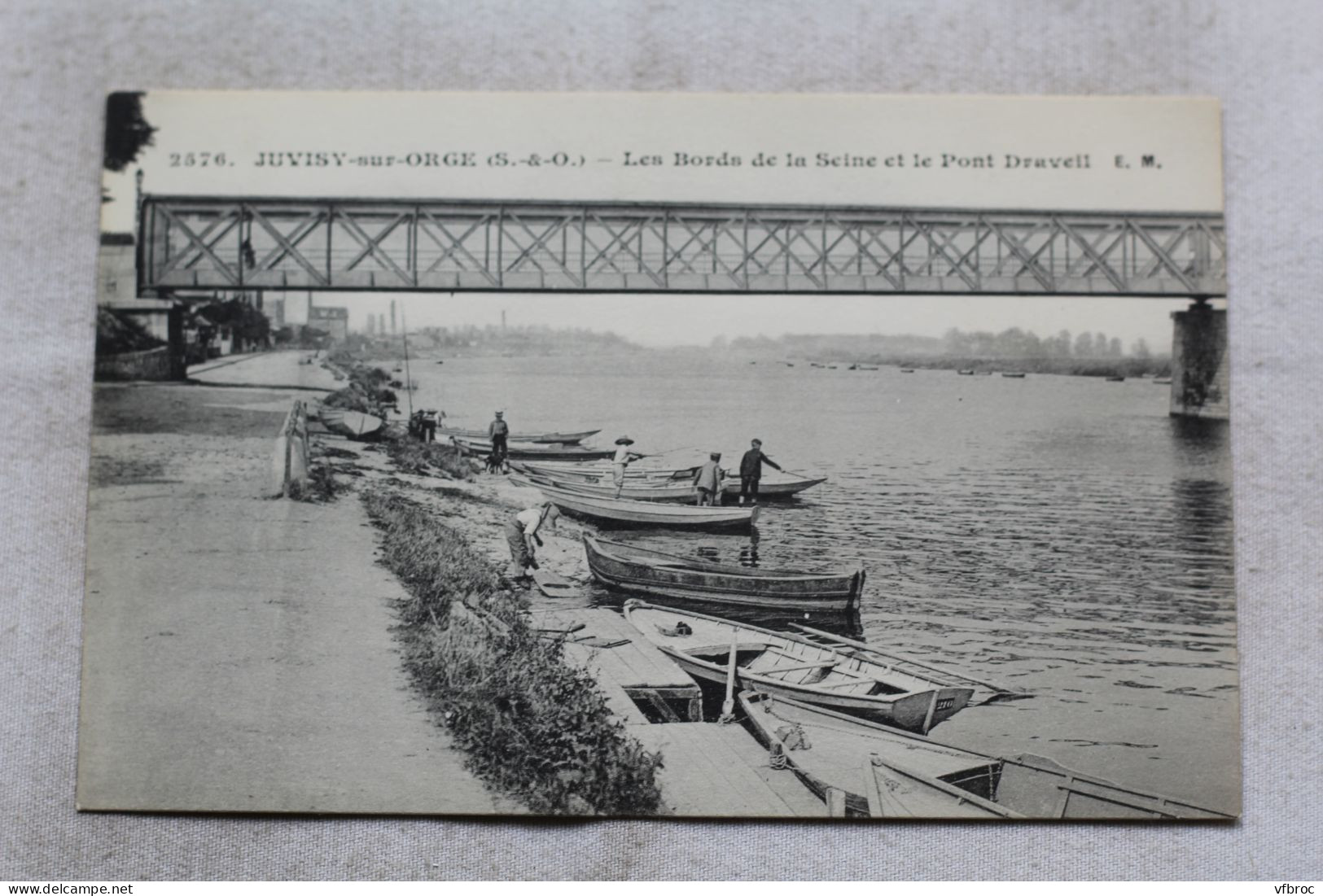 Juvisy sur Orge, les bords de la Seine et le pont Draveil, Essonne 91