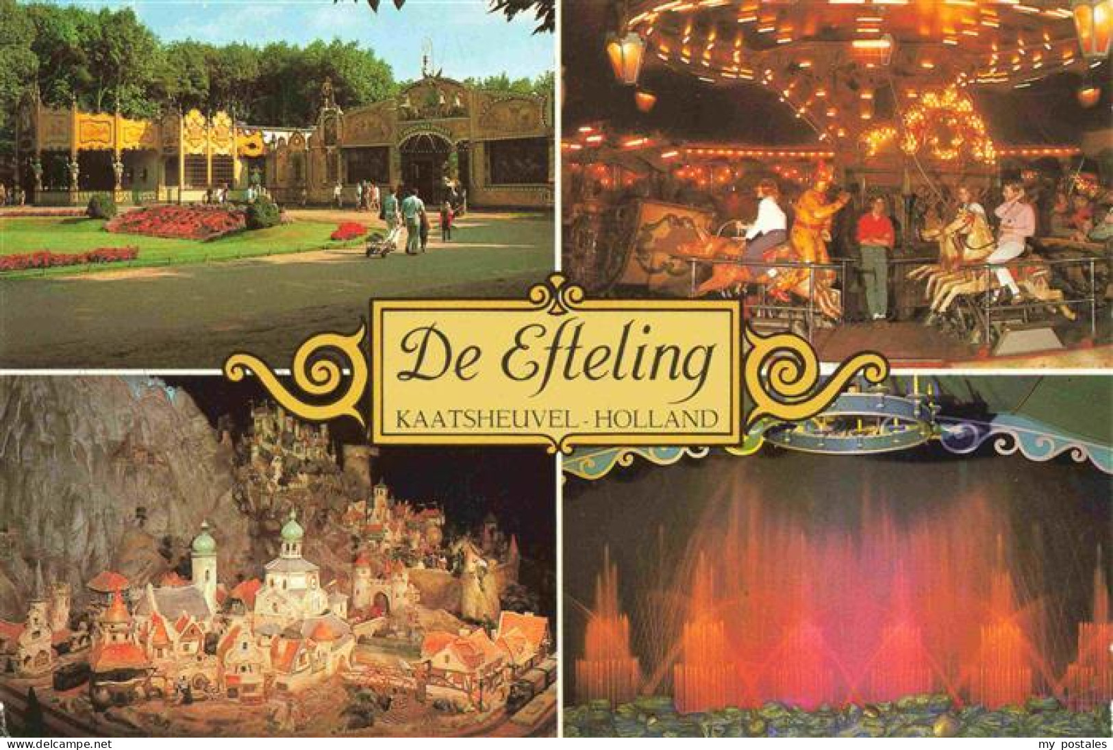 Kaatsheuvel Noord-Brabant NL De Efteling Exterieur caroussel Interieur Caroussel