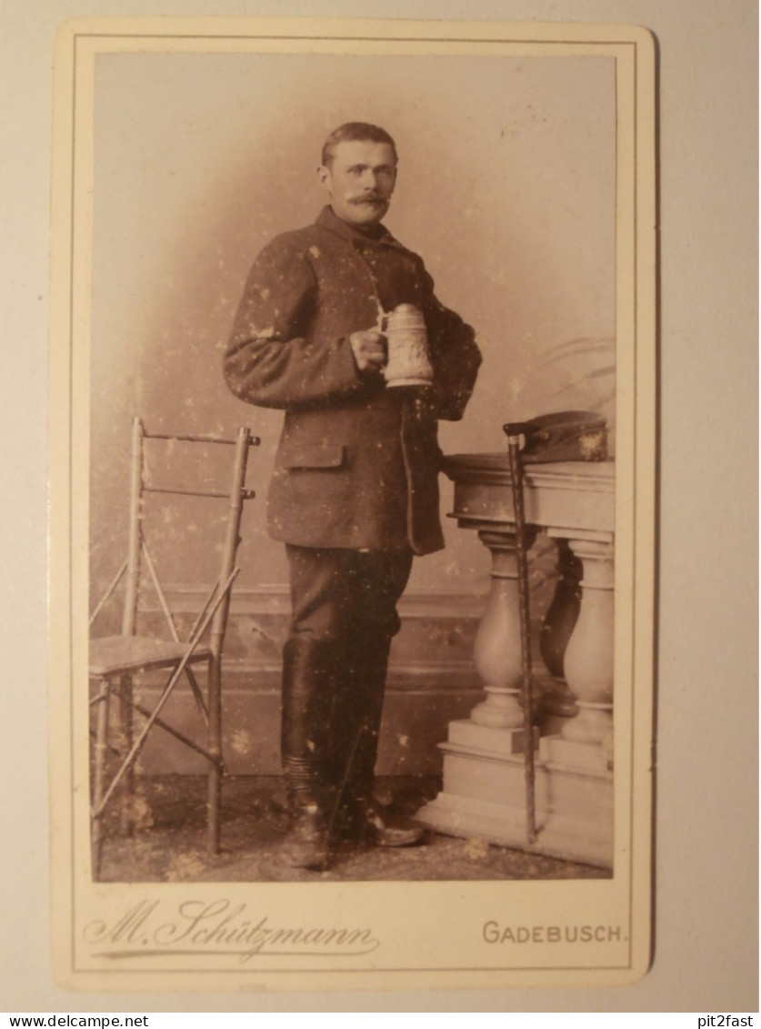 Kabinettfoto - Atelier Schützmann in Gadebusch , Adel , CDV , Photographie , Kabinett !!