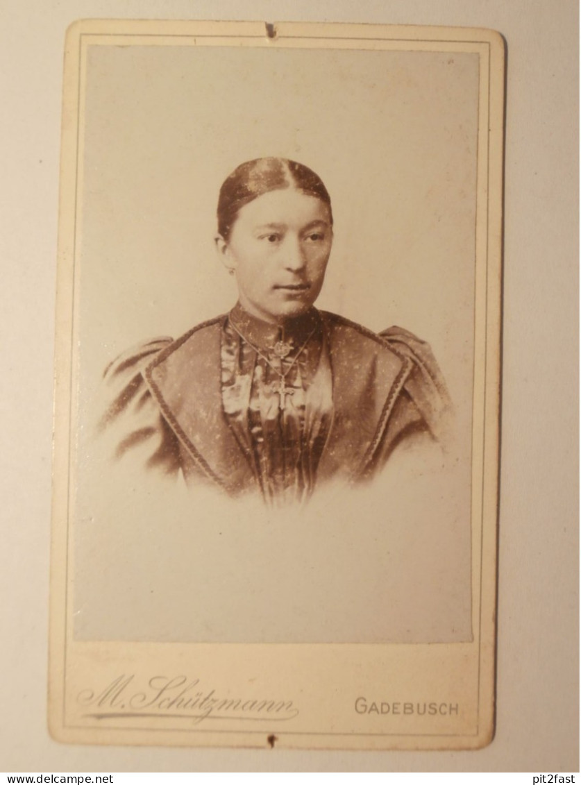 Kabinettfoto - Atelier Schützmann in Gadebusch , Adel , CDV , Photographie , Kabinett !!