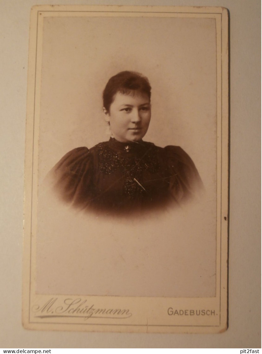 Kabinettfoto - Atelier Schützmann in Gadebusch , Spethmann , Kähler , Adel , CDV , Photographie , Kabinett !!