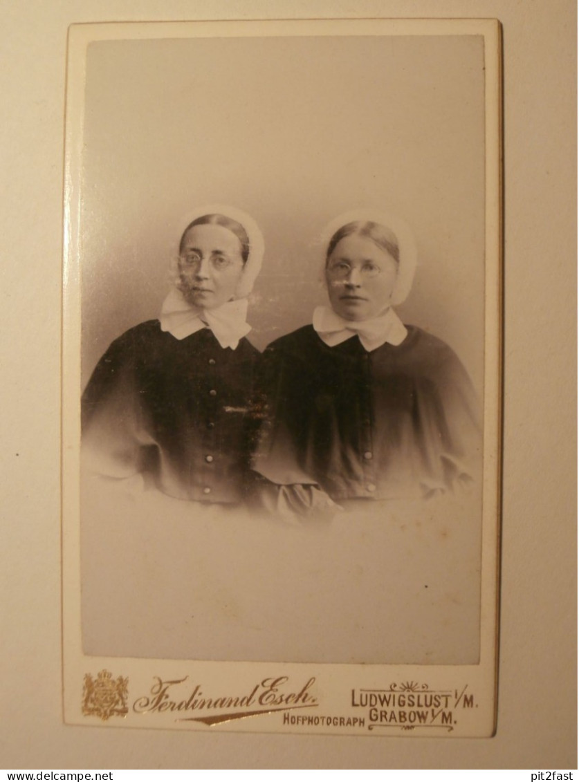 Kabinettfoto - Ferdinand Esch in Ludwigslust und Grabow , CDV , Mecklenburg , Photographie , Kabinett !!