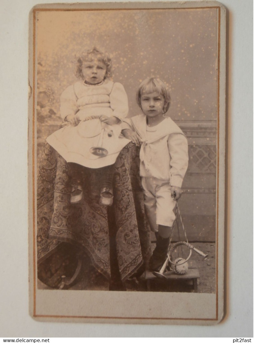 Kabinettfoto - Malang / Java i. Indonesien , CDV , Photographie , Kabinett !!