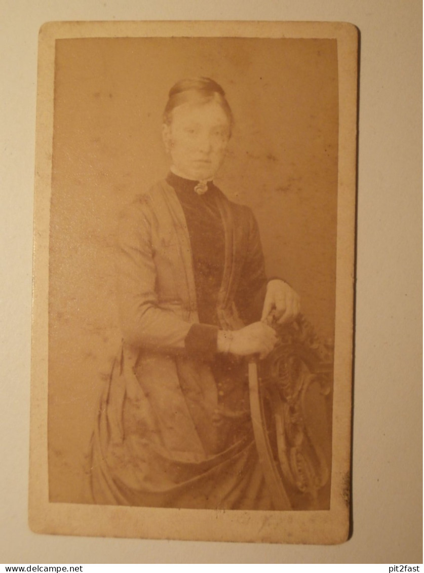 Kabinettfoto - W. Kröncke in Grevesmühlen , CDV , Mecklenburg , Photographie , Kabinett !!