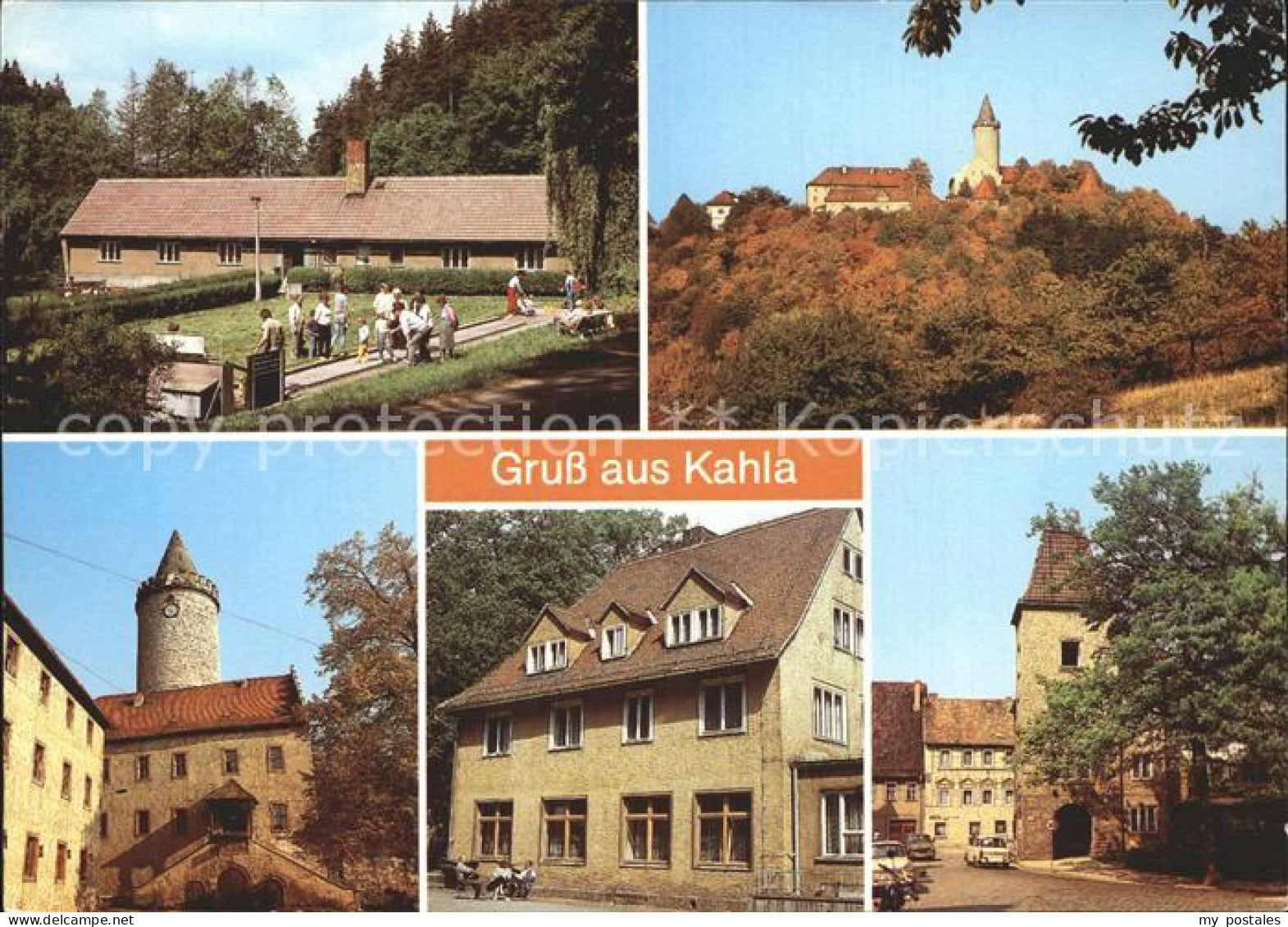 Kahla Elster Leuchtenburg Innenhof FDGB Erholungsheim Jaques Decour Karl Liebkne