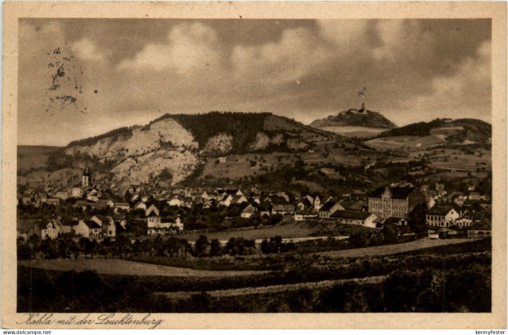 Kahla mit der leuchtenburg