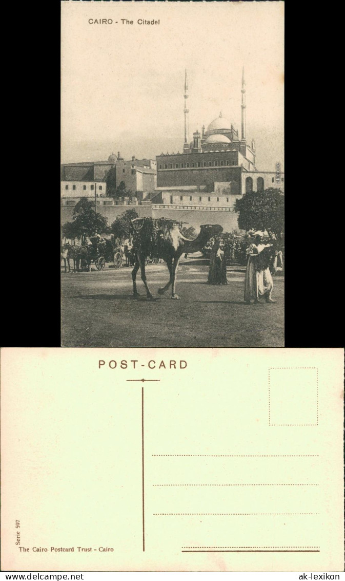 Kairo القاهرة Kamel, Straßenpartie Zitadelle 1915