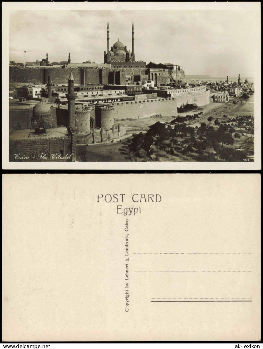 Kairo القاهرة The Citadel Zitadelle Stadt-Teilansicht 1920