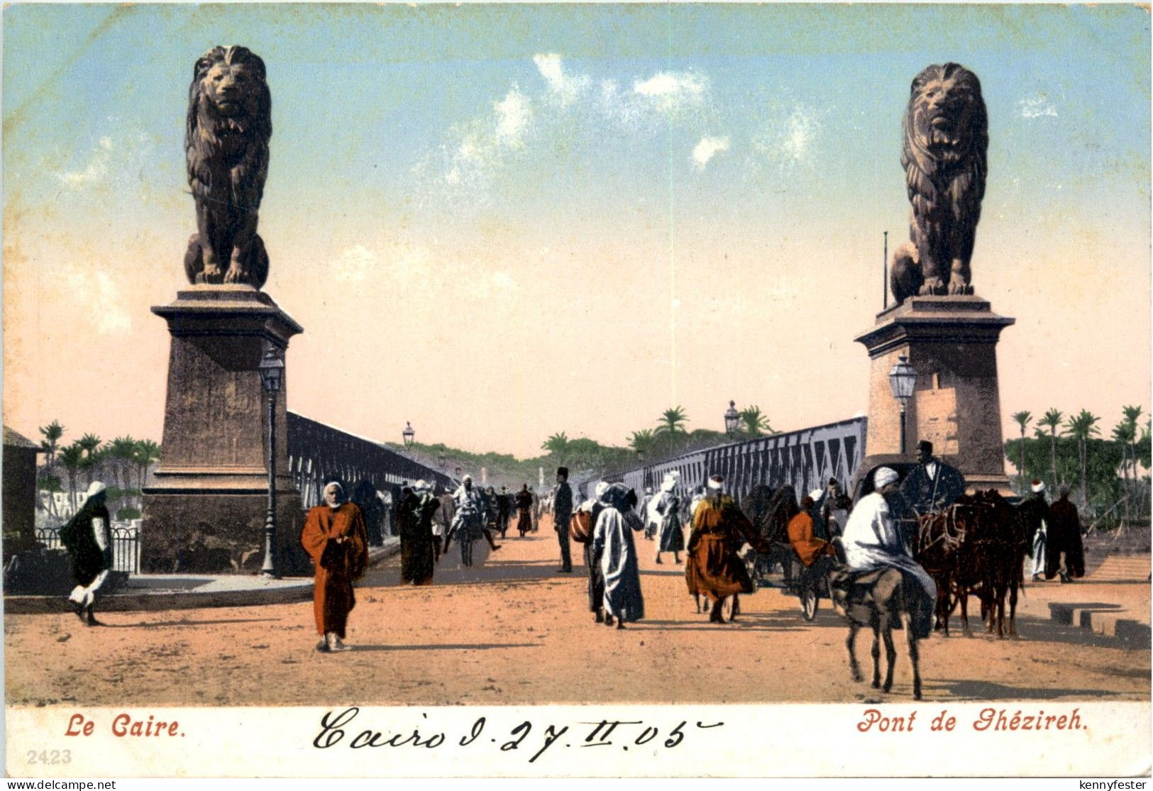 Kairo - Pont de Ghezireh