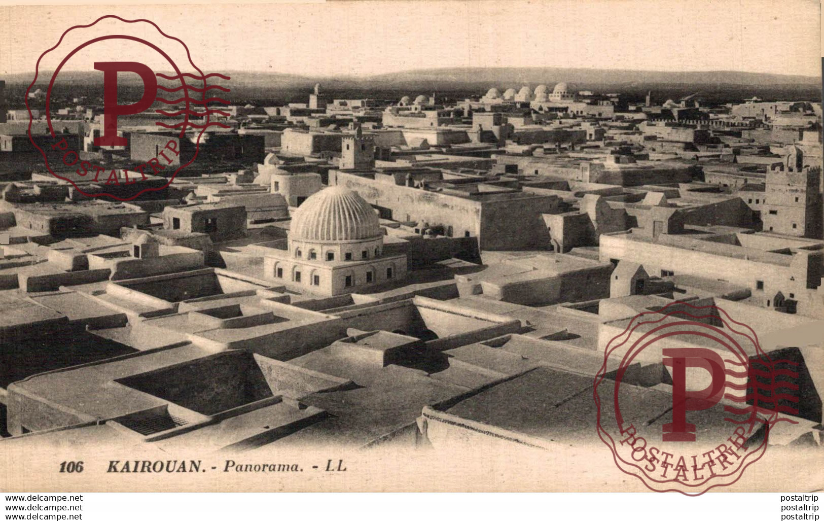 Kairouan - Panorama.  Túnez // Tunisie
