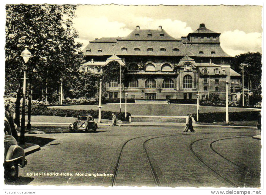 Kaiser-Friedrich-Halle, Mönchengladbach - & old cars