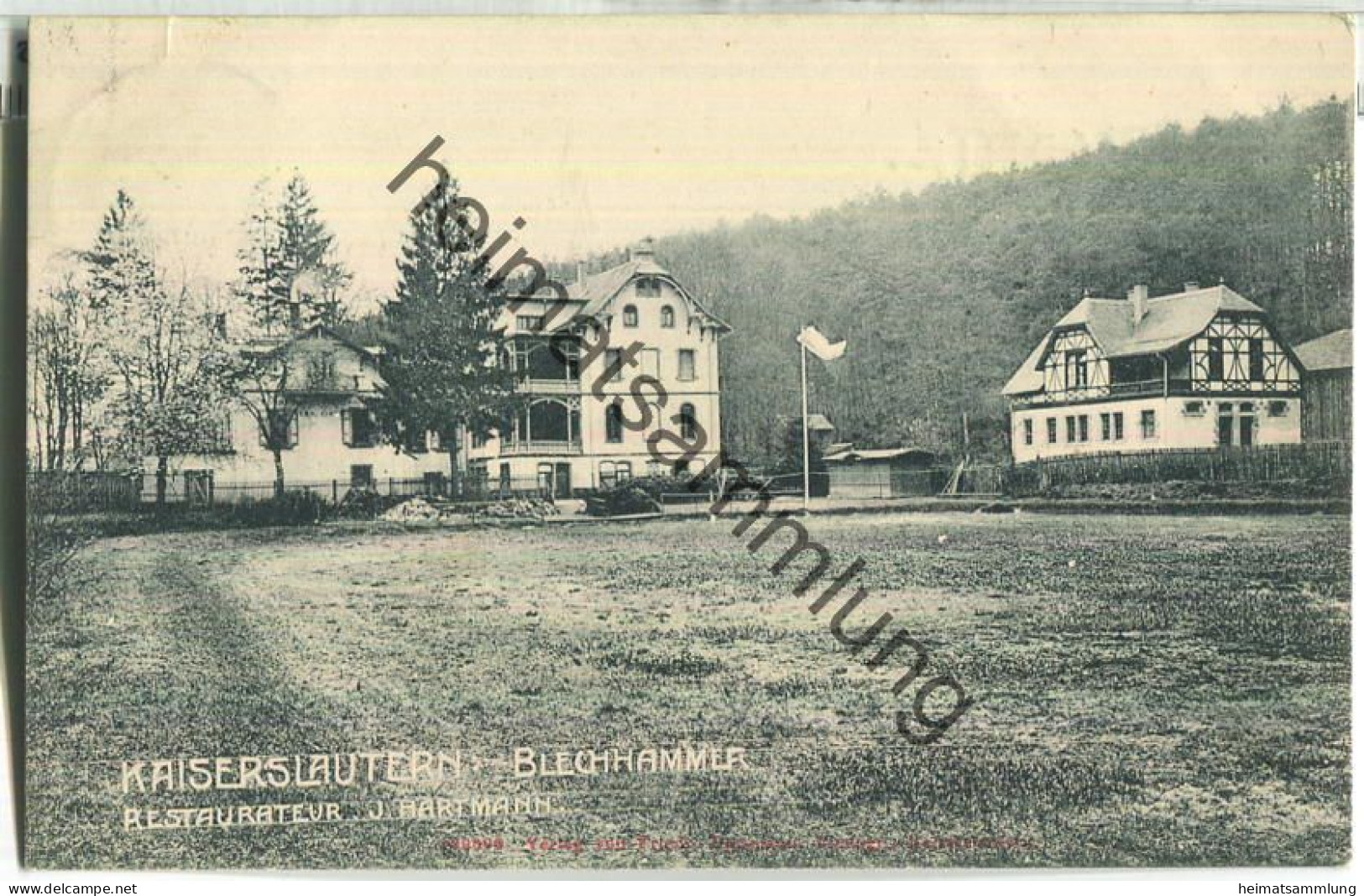 Kaiserslautern - Blechhammer Besitzer J. Hartmann - Verlag Friedrich Hartmann Kaiserslautern