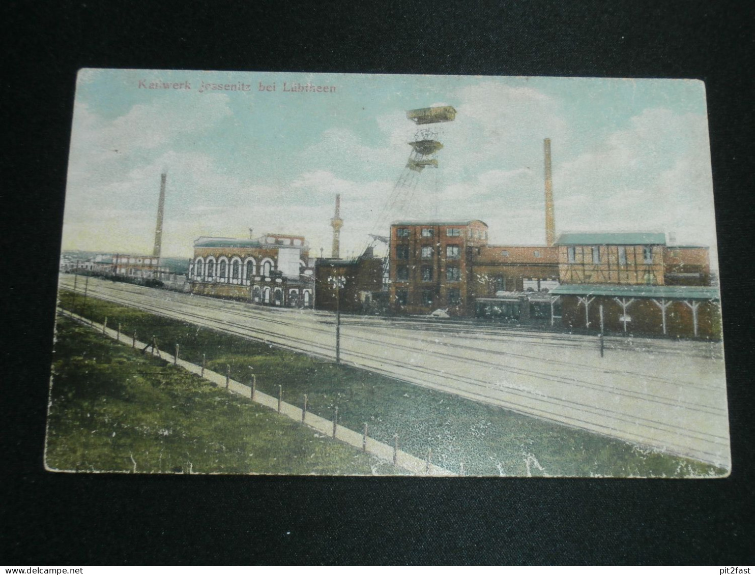 Kalkwerk Jessenitz b. Lübtheen , ca. 1910 , alte Ansichtskarte , AK , CPA !