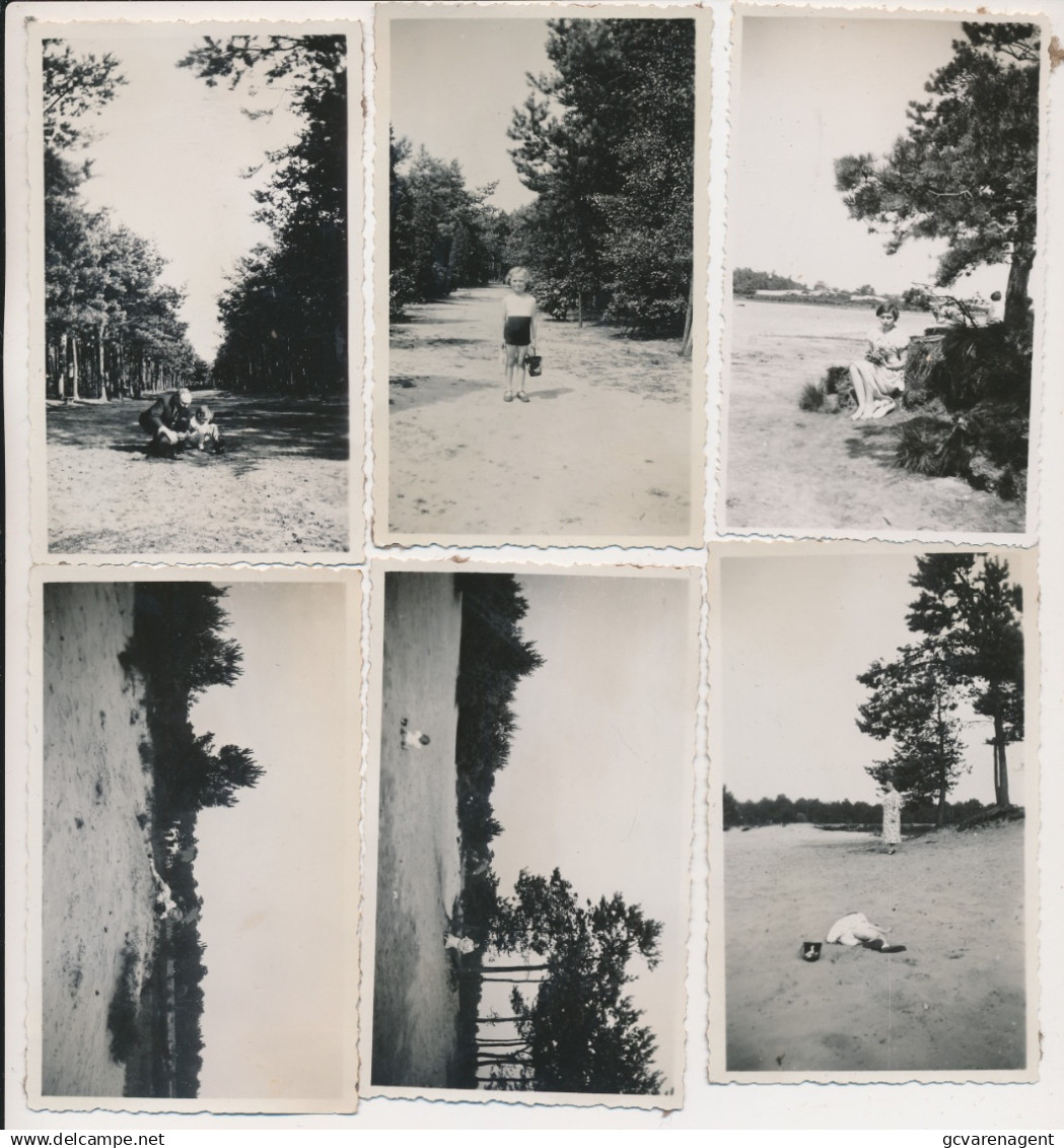 KALMTHOUT    6   FOTO'S JAREN 1934. 11 X 6,5 CM.