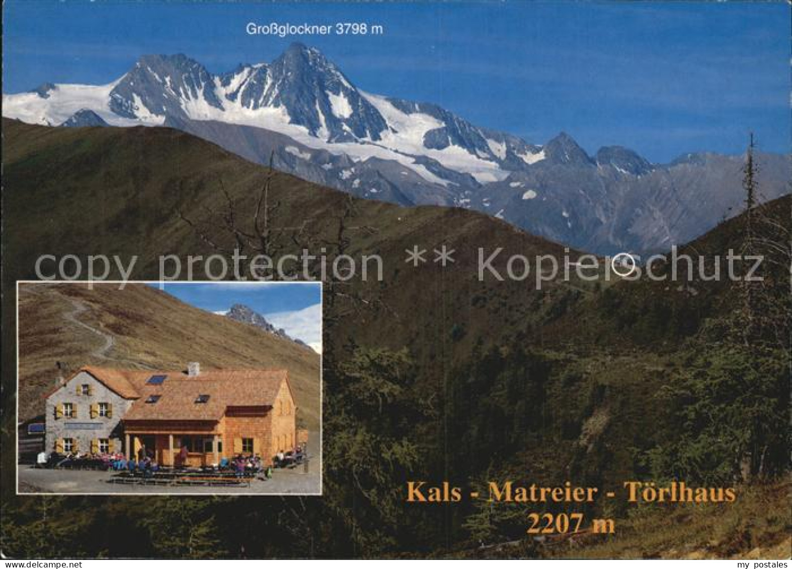 Kals Grossglockner Kals Matreier Toerlhaus Sesselbahn Glocknerblick Hohe Tauern