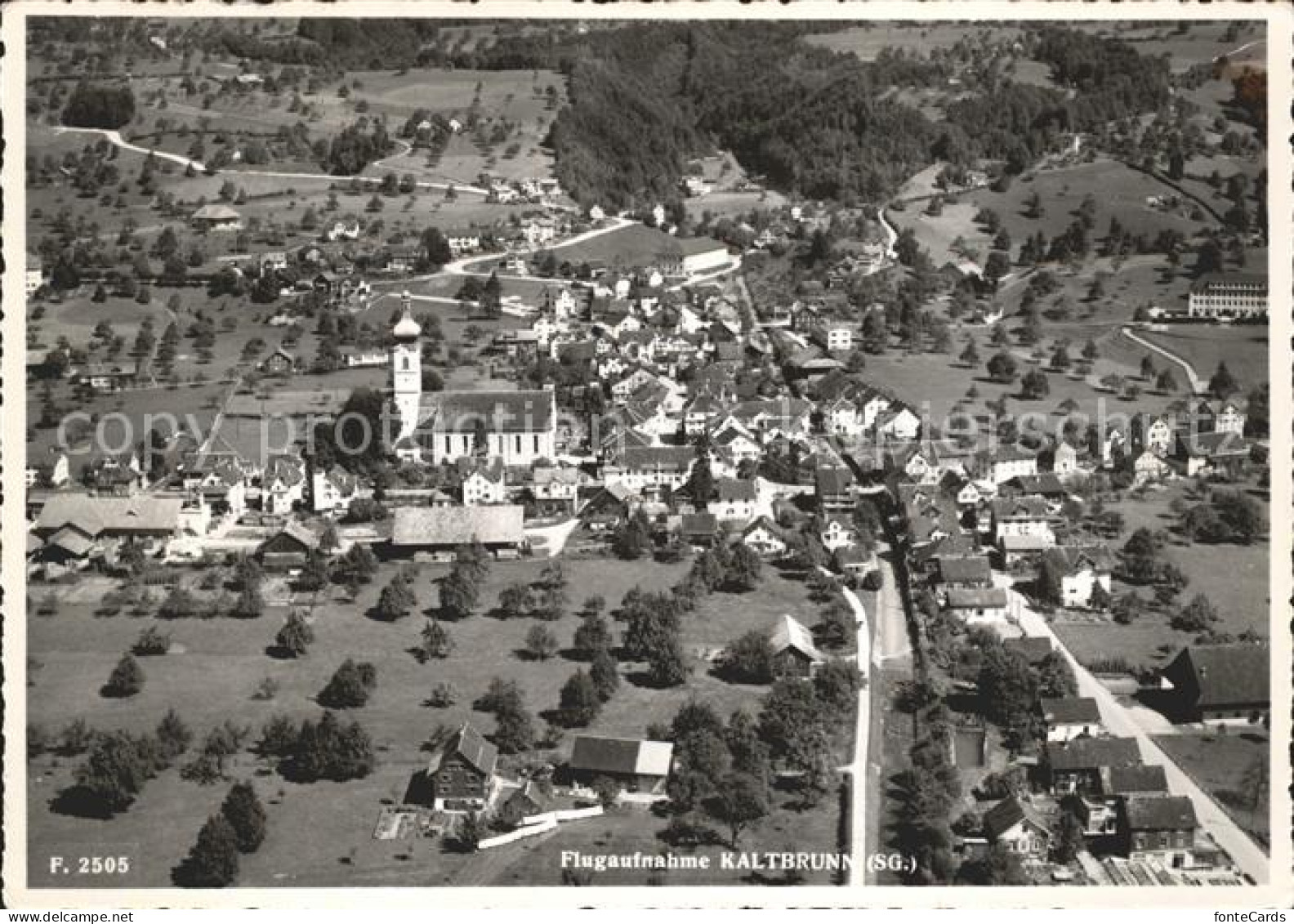 Kaltbrunn Fliegeraufnahme