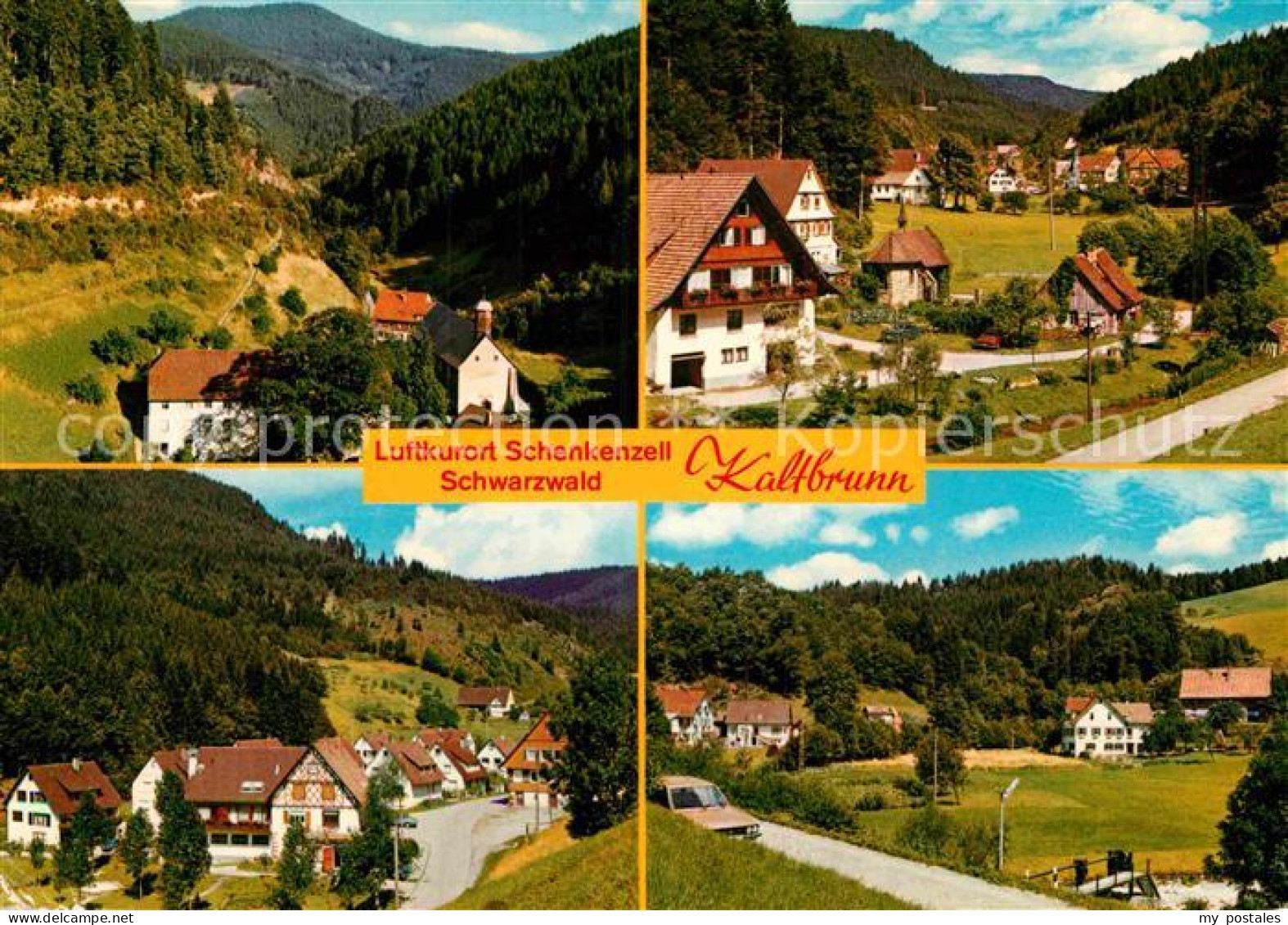 Kaltbrunn Schenkenzell Teilansicht Kirche Hauptstrasse