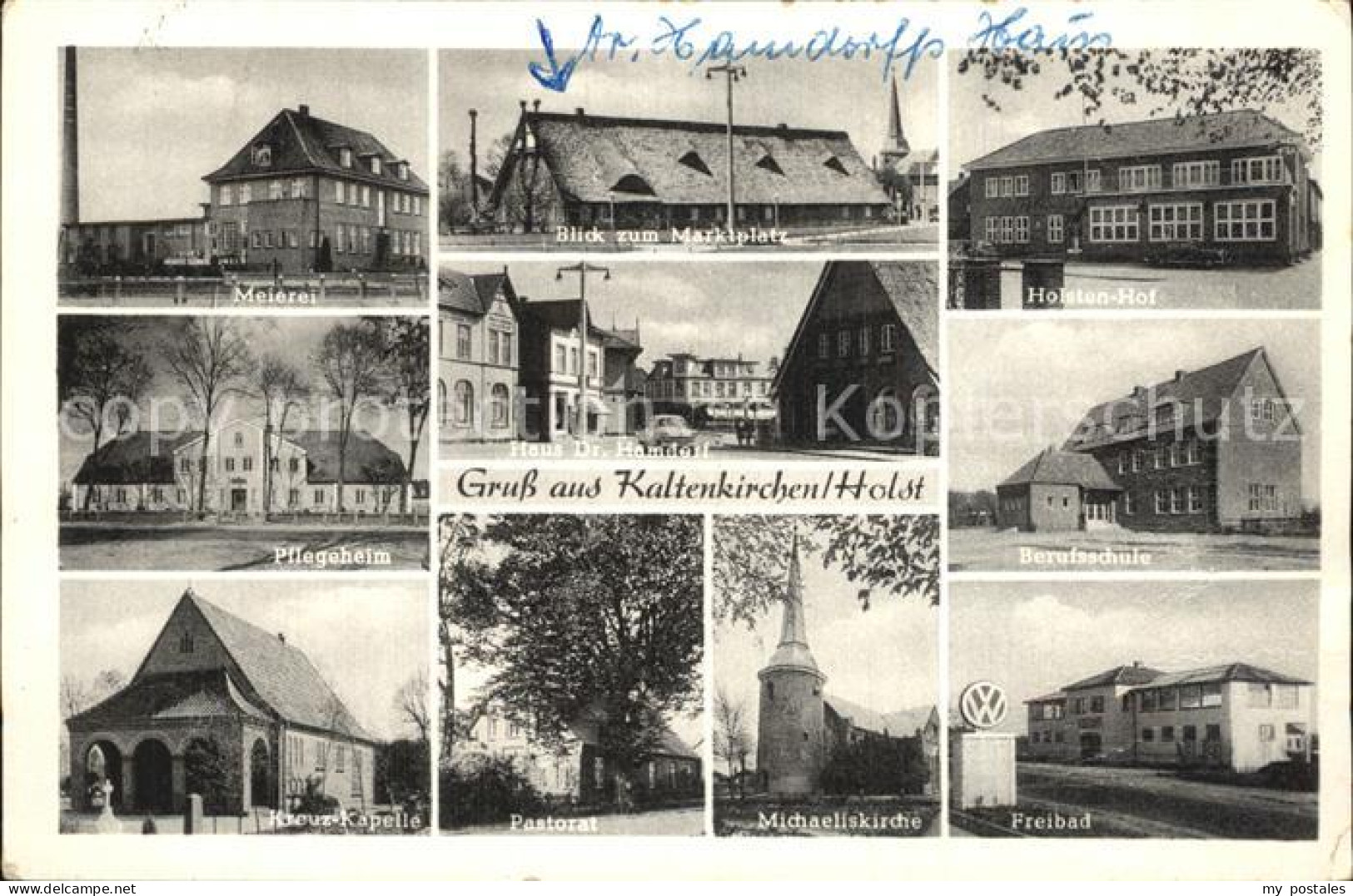 Kaltenkirchen Holstein Meierei Marktplatz Holsten Hof Kreuzkapelle Pflegeheim Pa