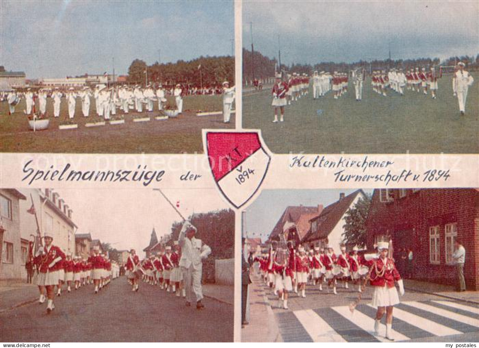 Kaltenkirchen Holstein Musikkorps Kaltenkirchen mit 100 Jungen und Maedchen