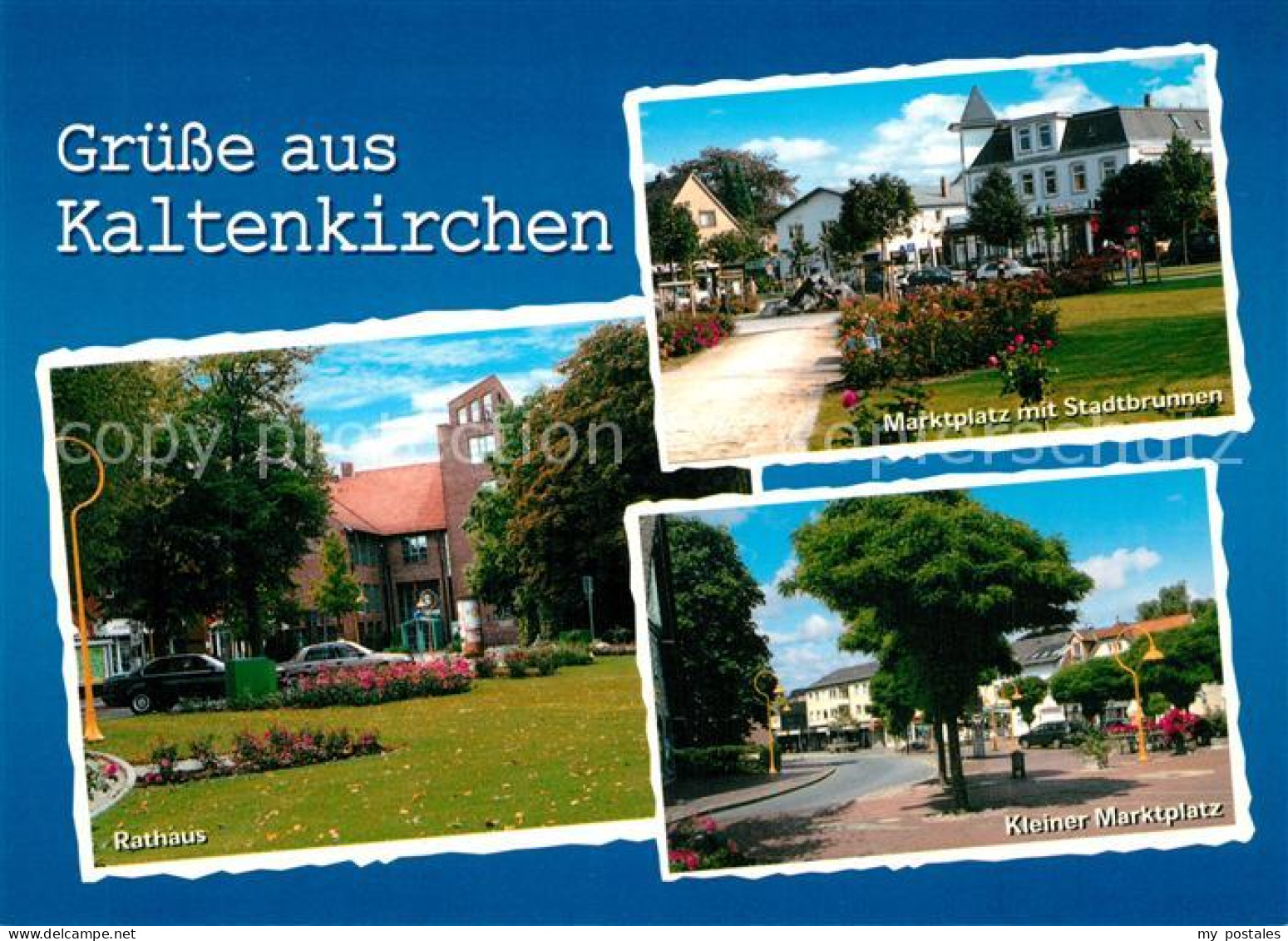 Kaltenkirchen Holstein Rathaus Marktplatz Stadtbrunnen Kleiner Marktplatz