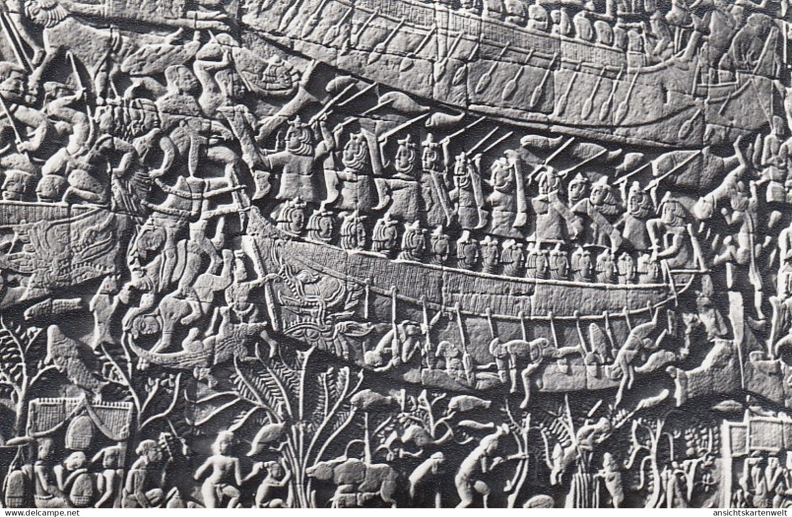 Kambodscha, Angkor Wat, Le Bayon, Le Combat Naval ngl #E4903