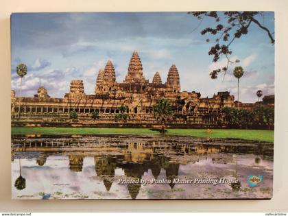 TEMPLES OF CAMBODIA - 10 Postcards Folder