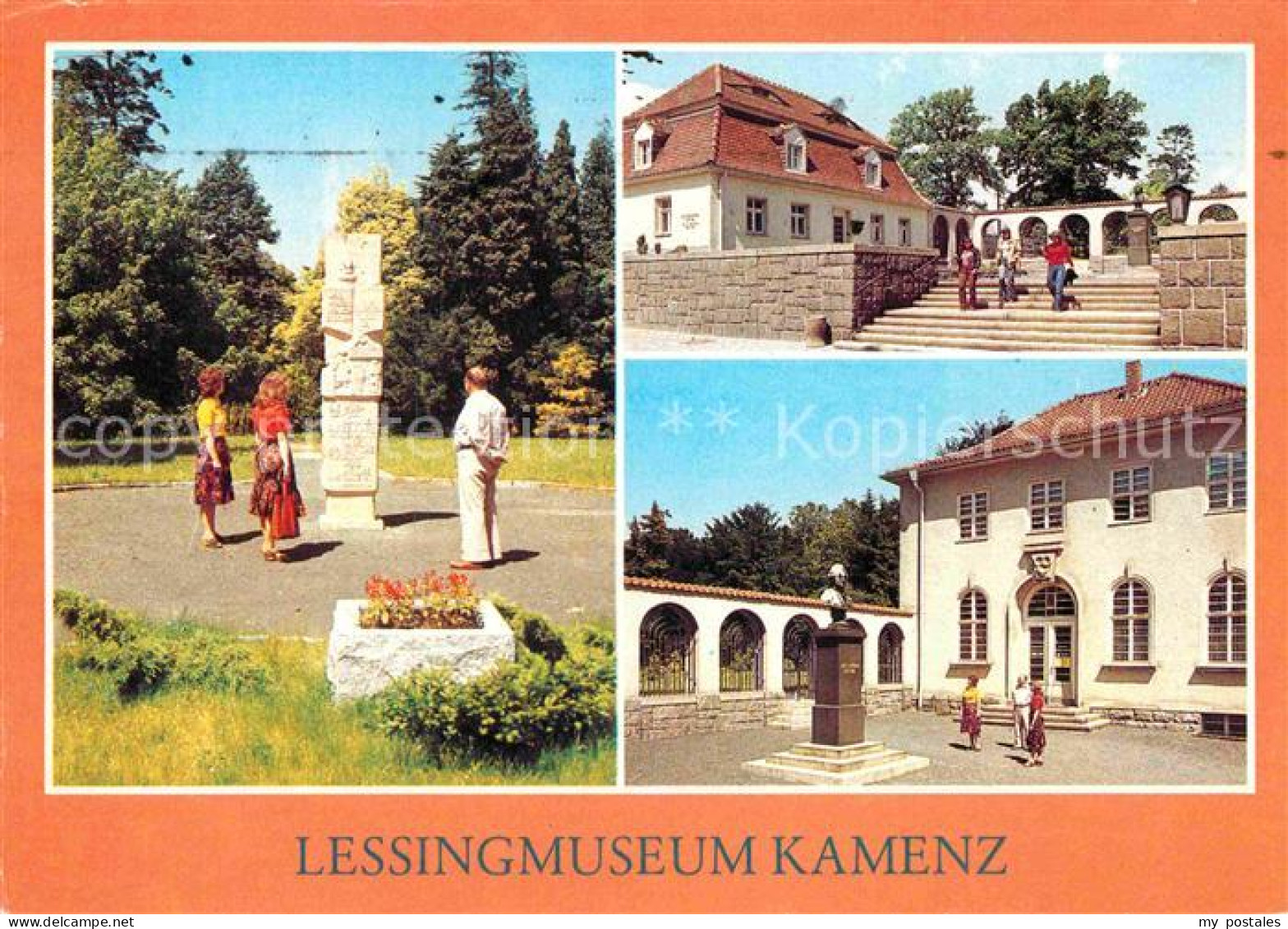 Kamenz Sachsen Lessingsaeule Museum